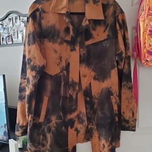 Corduroy oversized shirt